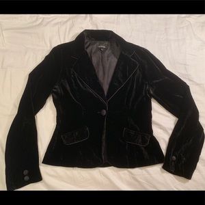 Velvet Like Textured Blazer
